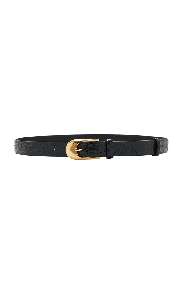 Dome Leather Belt