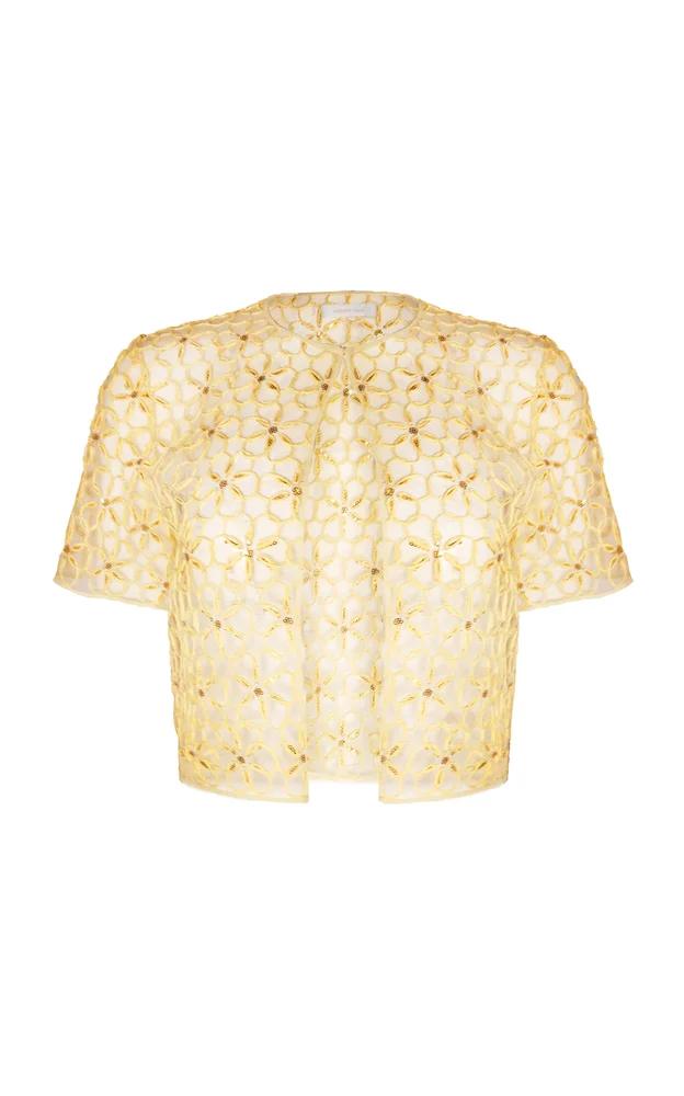 Abstract Cording Bolero