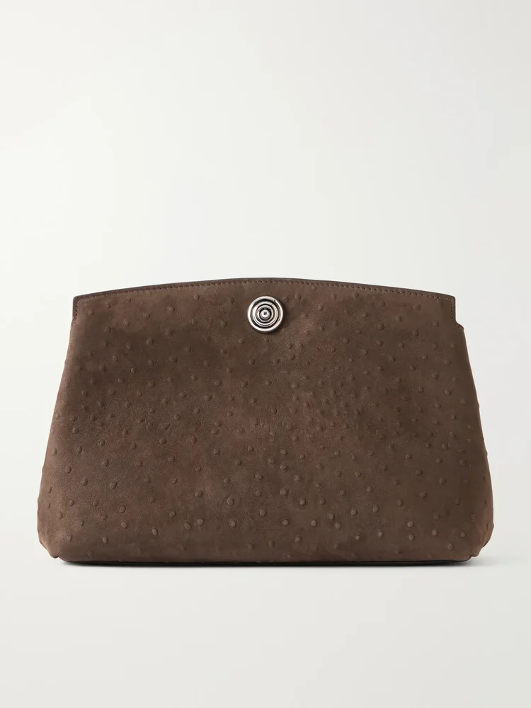 Pushlock leather pouch