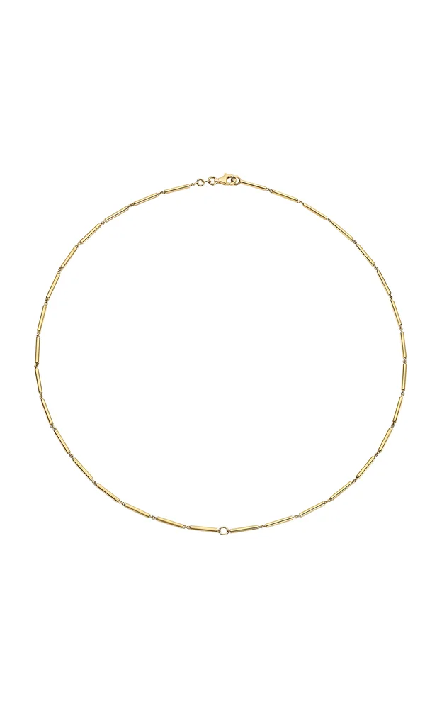 18K Yellow Gold Stick Chain