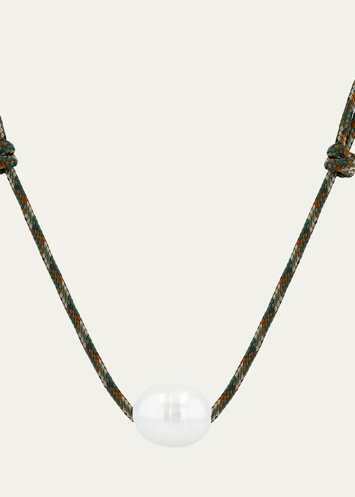 Medium Baroque Pearl Paracord Necklace