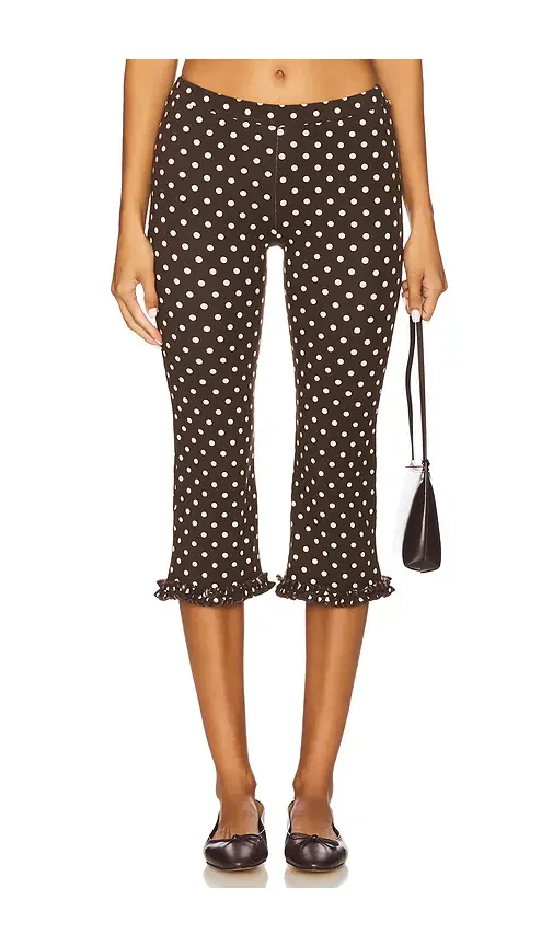 Ruffle Capri Pants