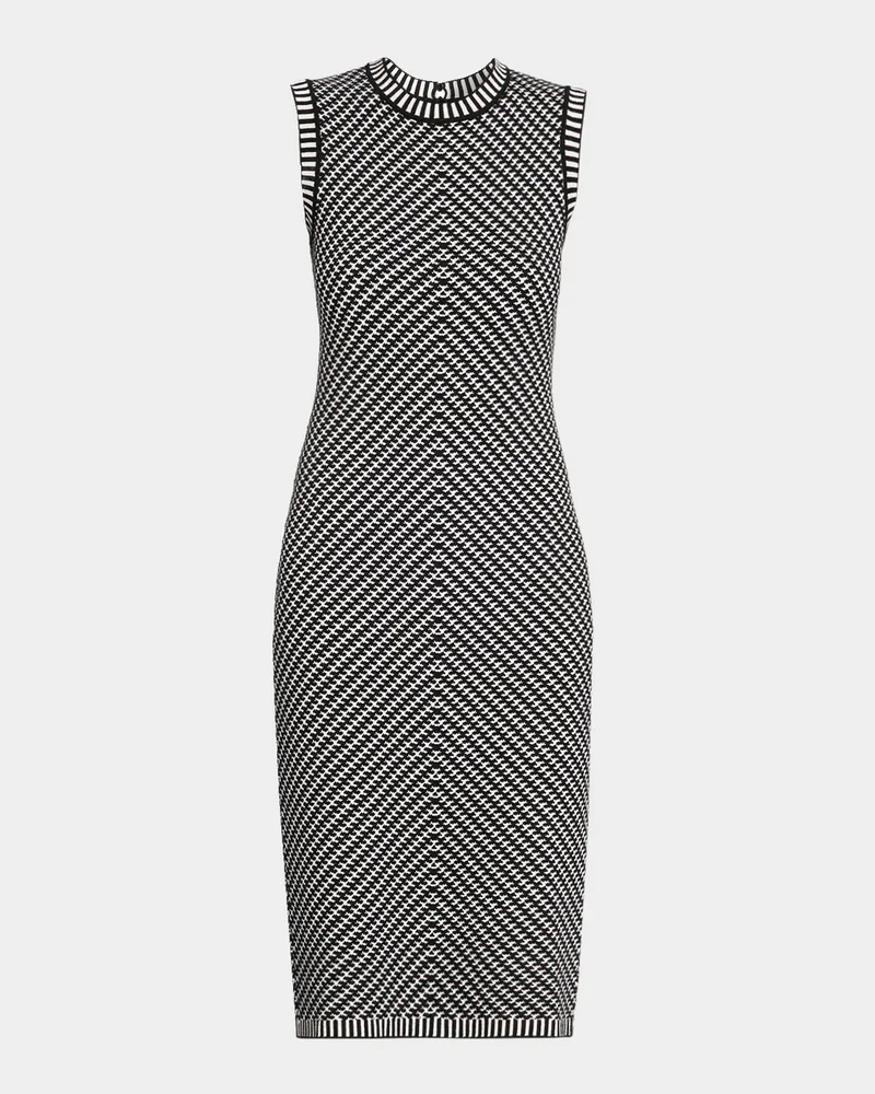 Avian Printed Sheath Midi Dress