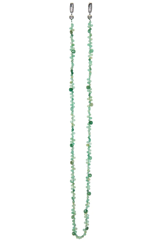 Faceted Gemstone Crossbody Chain