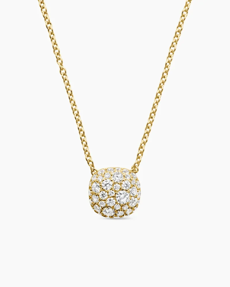 Cushion Pendant Necklace 8mm