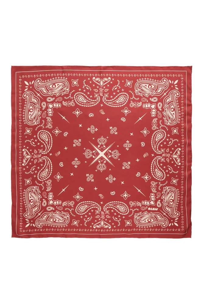 Paisley Silk Bandana