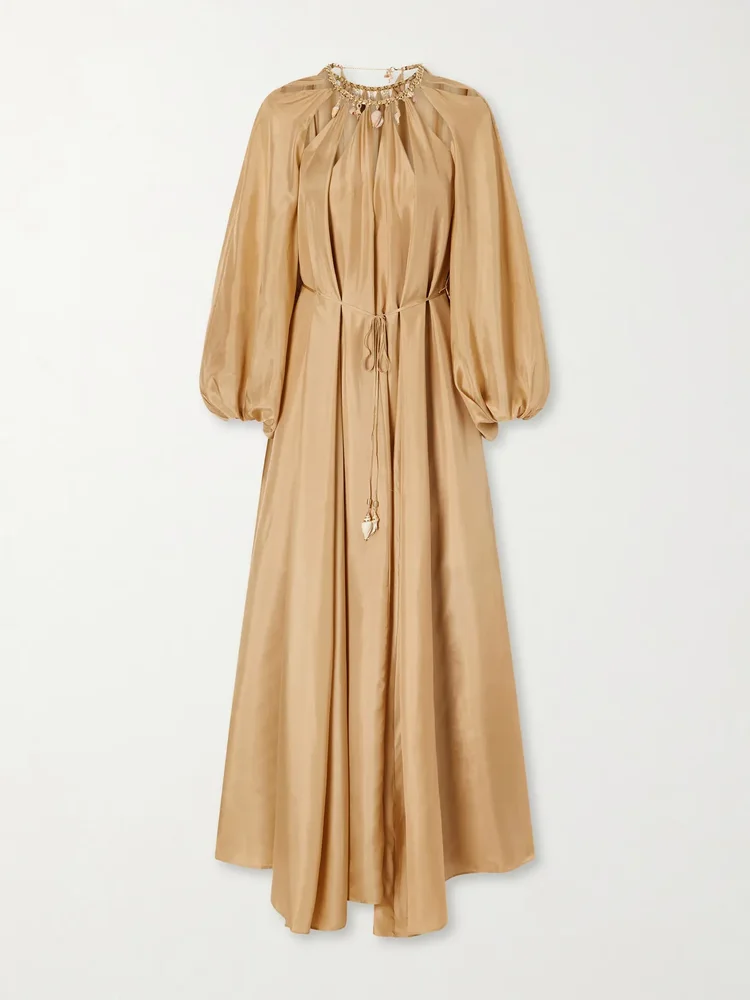 Mahon embellished silk maxi dress
