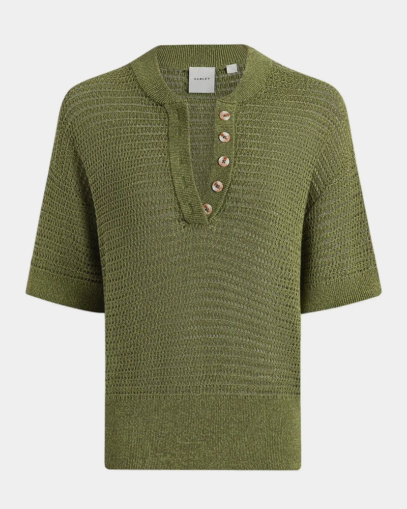 Callie Open-Knit Top