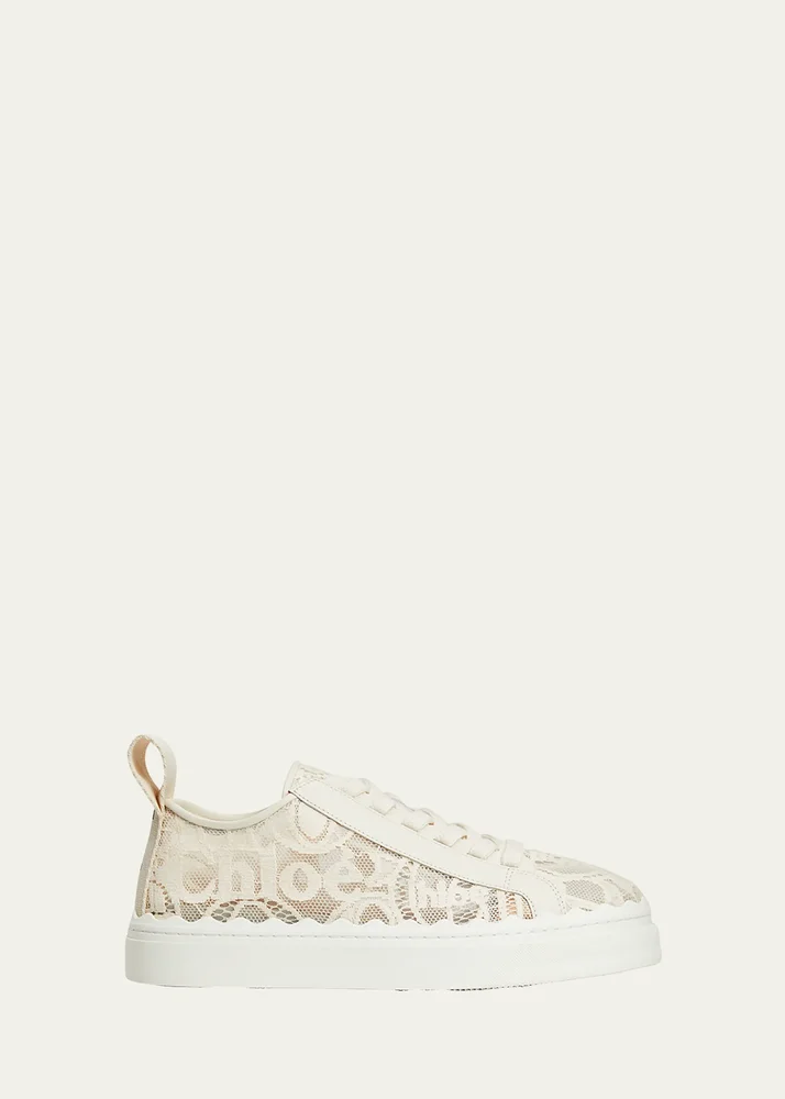 Lauren Logo Lace Low-Top Sneakers