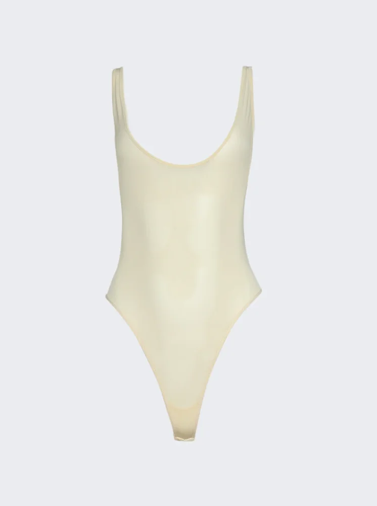 Sheer Tank Bodysuit BUTTER