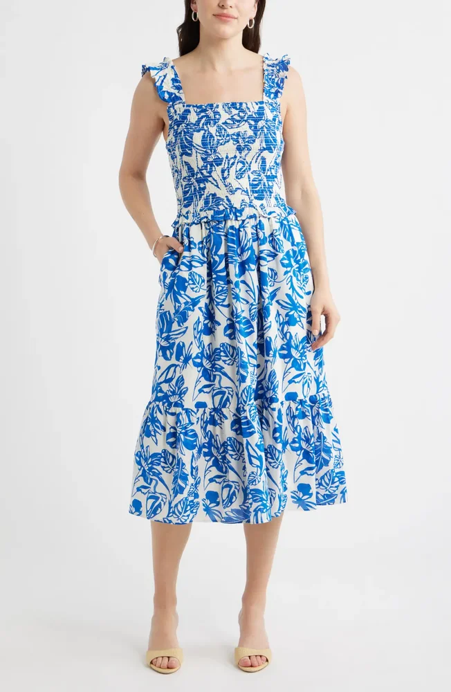 Smocked Tiered Sundress