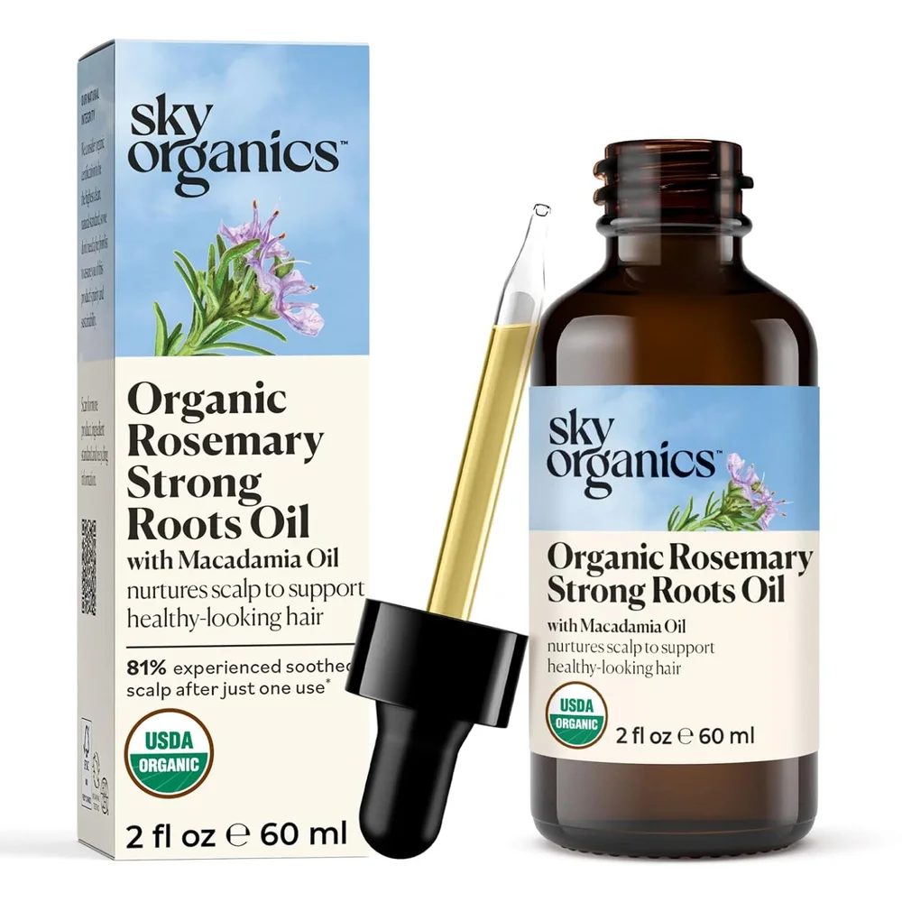 Organic Rosemary Strong Roots Oil