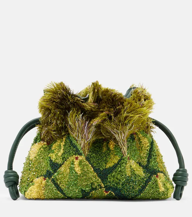 Paula's Ibiza Flamenco Mini beaded clutch