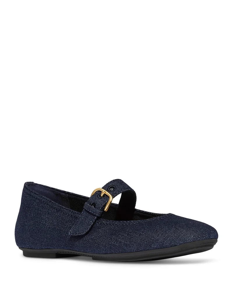 Women's Delicato Denim Mary Jane Flats