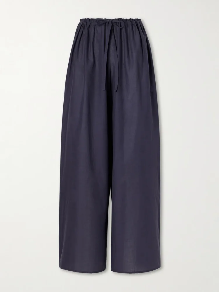 The Pantaloons cotton-poplin wide-leg pants