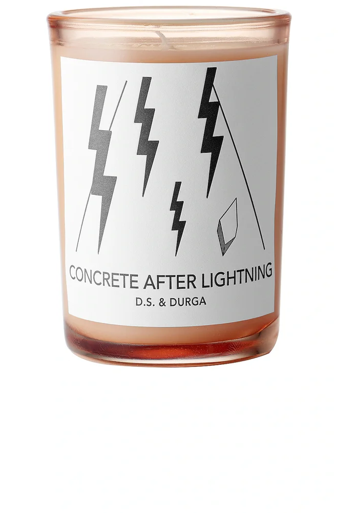 Concrete After Lightning Candle