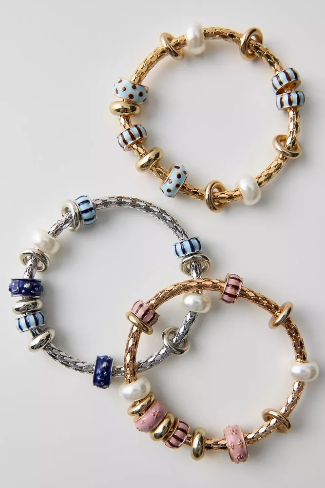 Jane Beaded Charm Bracelet