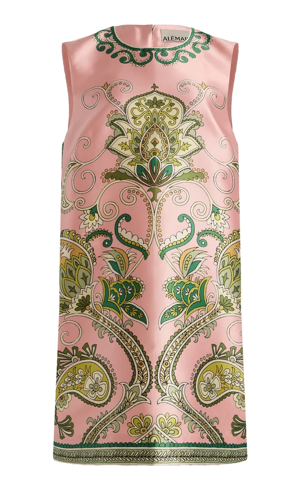 Exclusive Marion Printed Twill Mini Dress