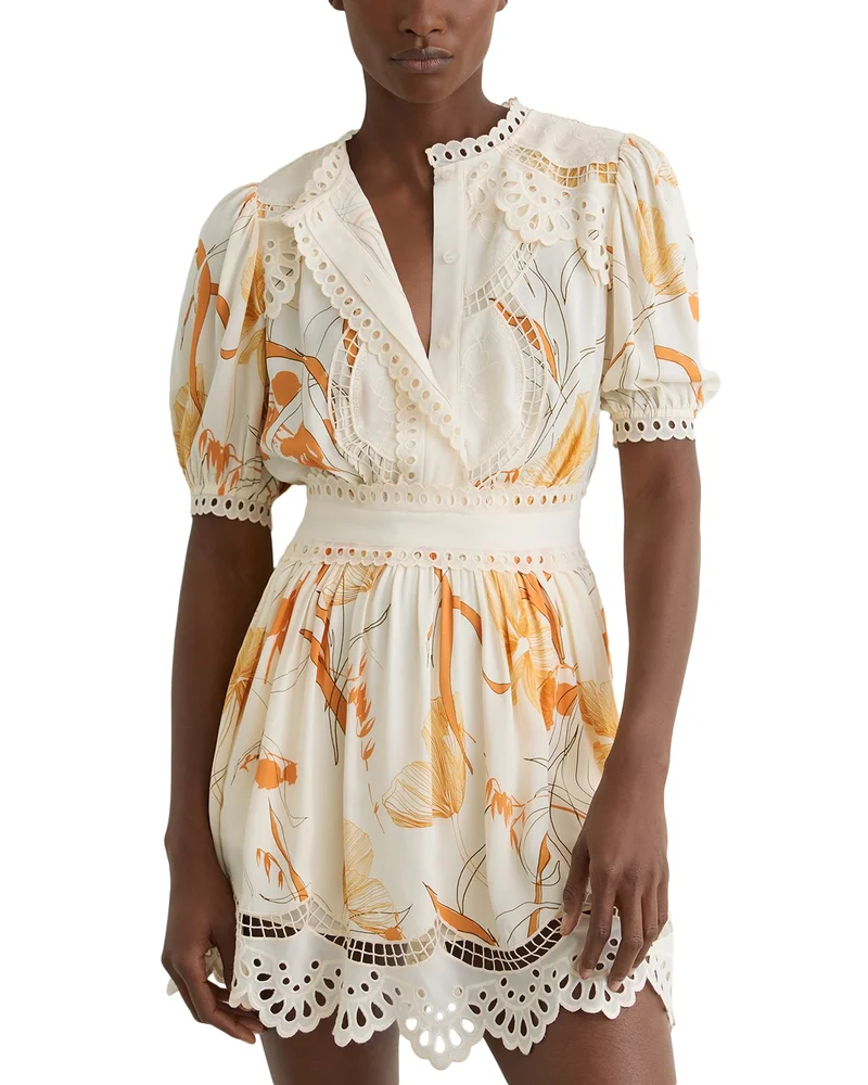 Lace Trim Dress