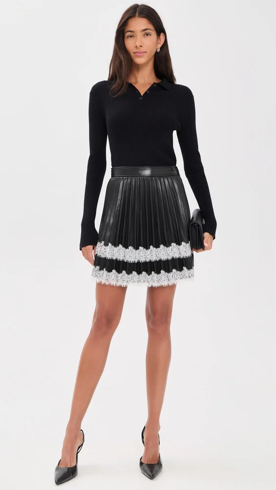 Vegan Leather Laney Skirt