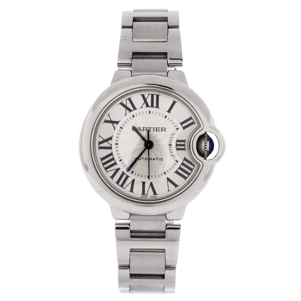 Pre-Owned Ballon Bleu de Cartier Automatic Watch Stainless Steel 33mm