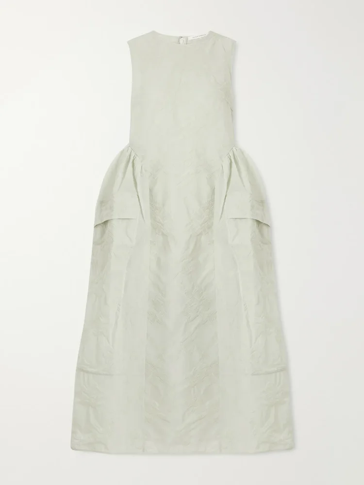 CBDuana papillon matelassé maxi dress