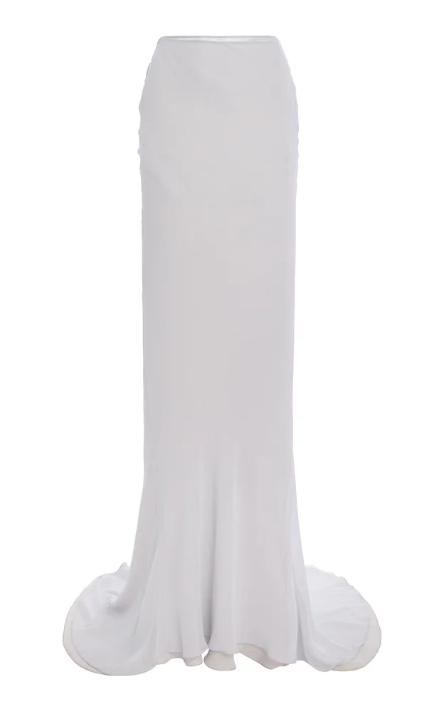 Gallery Bias-Cut Silk Skirt