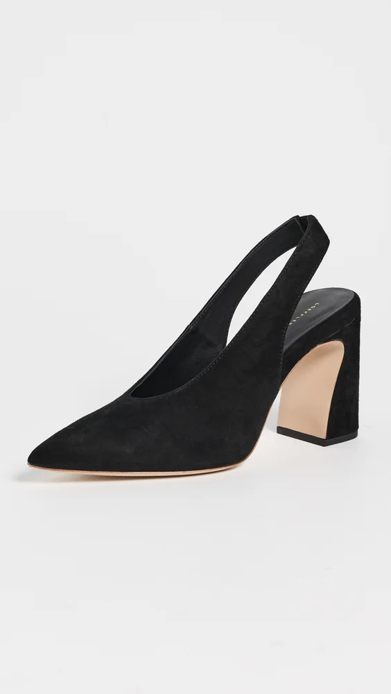Katerina Suede Slingback Pumps