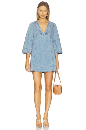 Free People Goldie Baloon Sleeve Dress