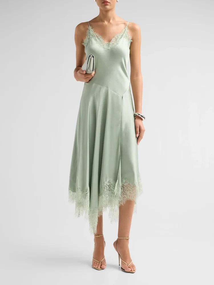 Aleena Lace Midi Dress