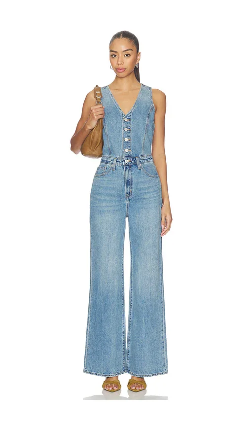 Vest Wide Leg Jumpsuit