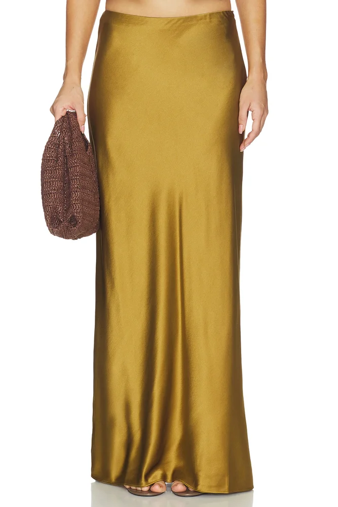 Silk Rib Essential Skirt