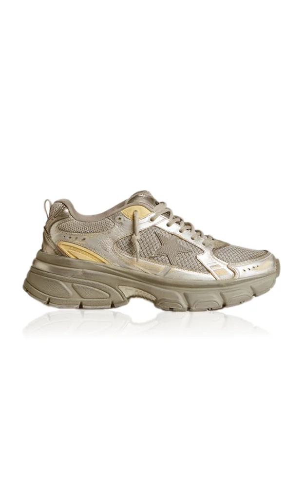 Lightstar Laminated Leather Sneakers