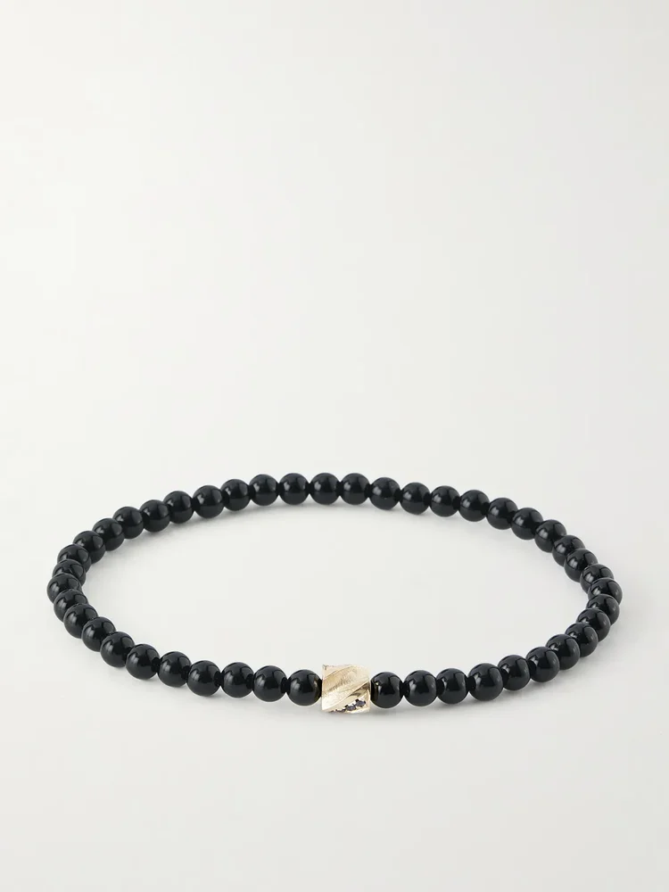 14-Karat Gold Ruby and Sapphire Bracelet