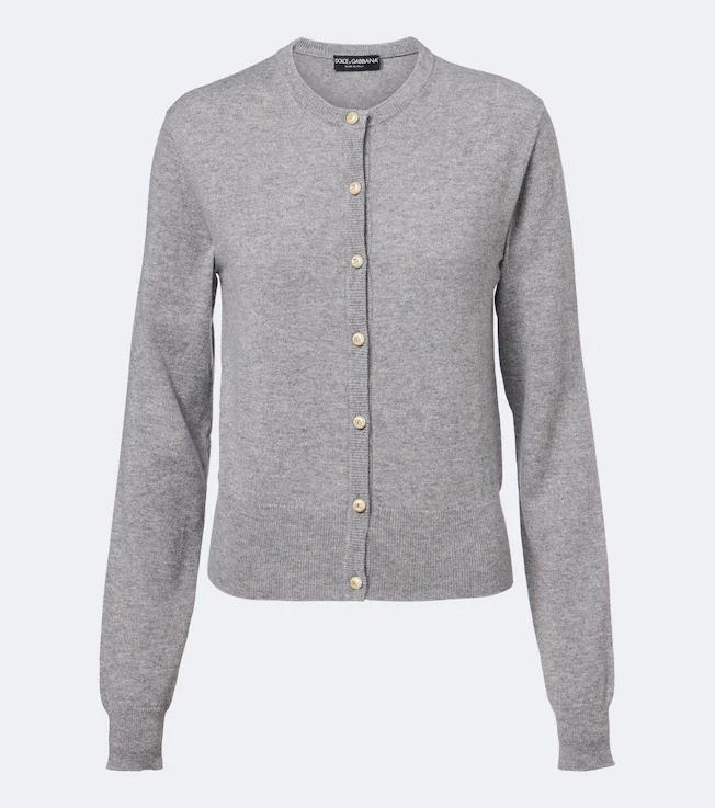 Embellished cashmere cardigan