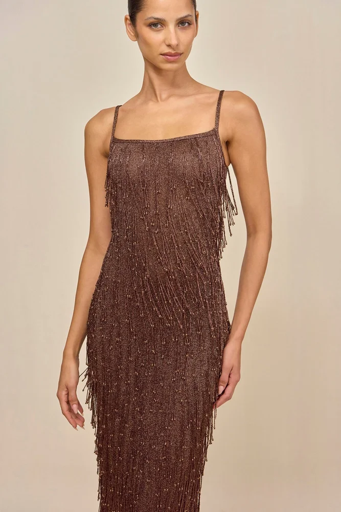 Printed Chiffon Dress