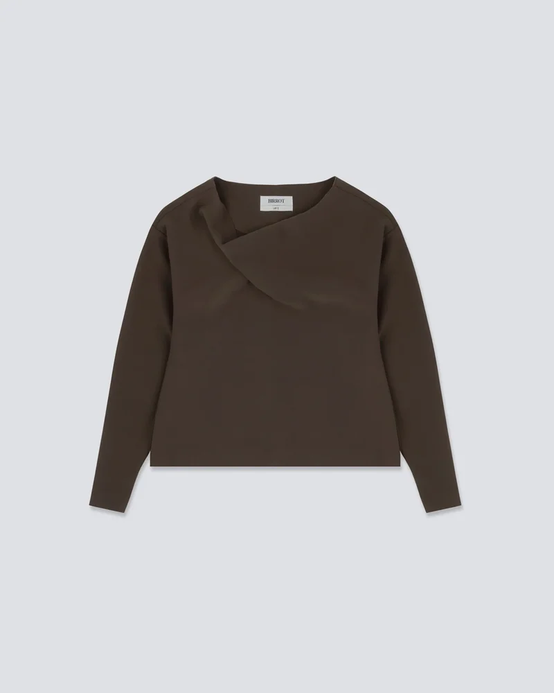 Lay2 Cowl-Neck Top