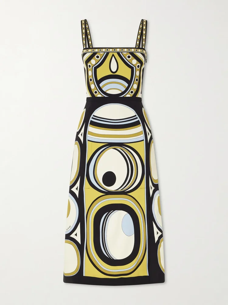 Buy Me A Martini printed crepe midi dress