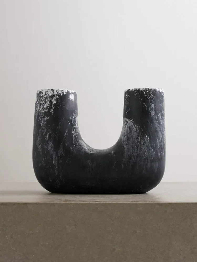 Wildflower Branch medium resin vase