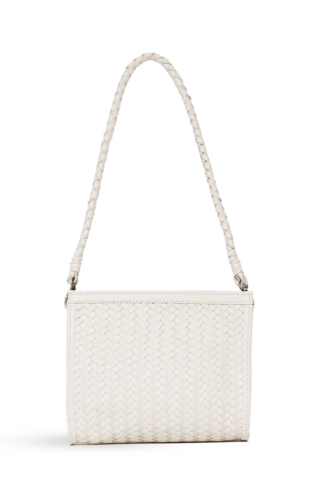 Cece Handmade Woven Leather Shoulder Bag