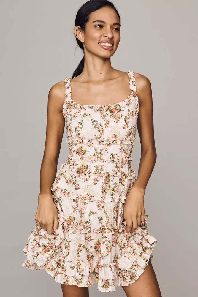 A-Line Ruffle Dress