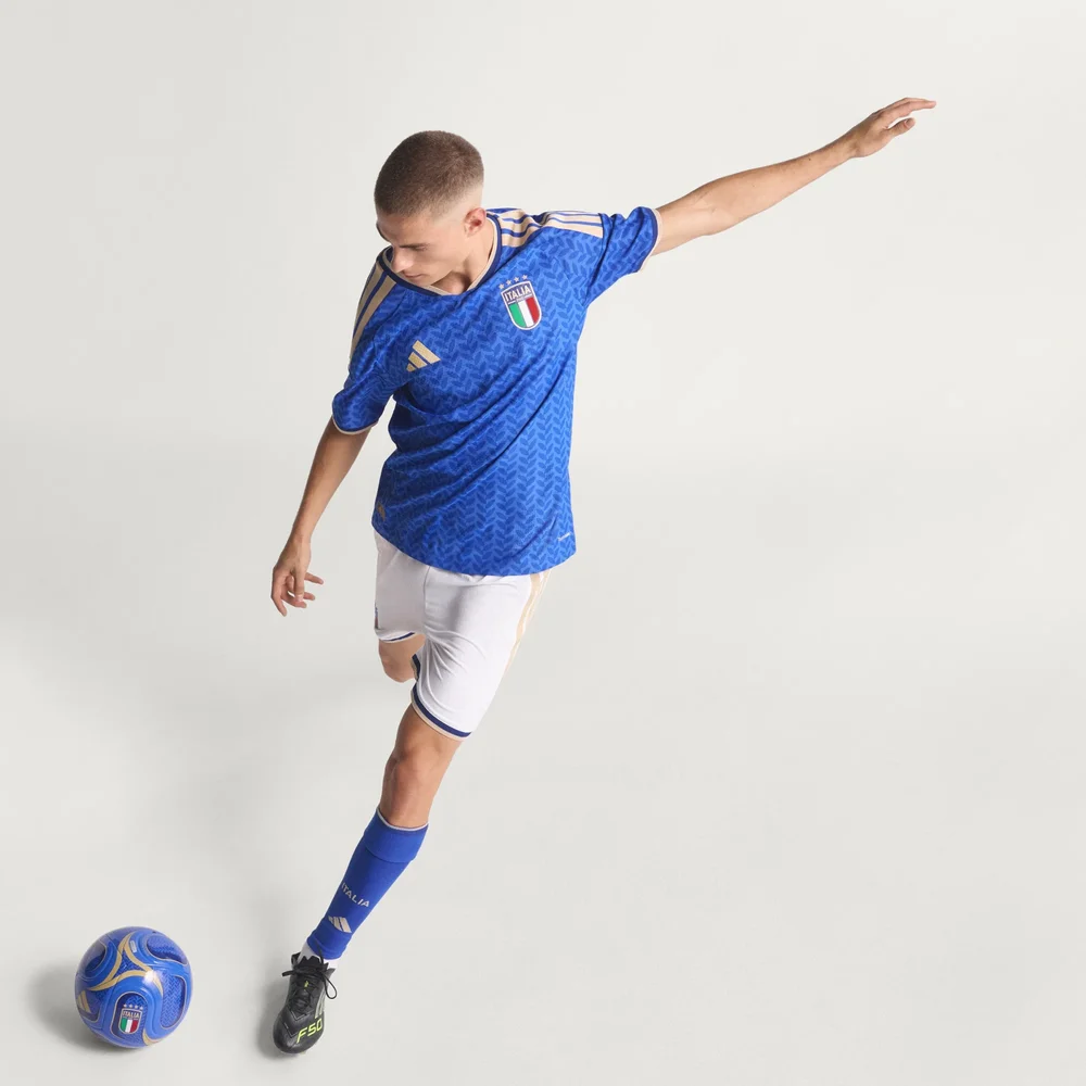 Italy 26 Home Authentic Men's Soccer Jersey
