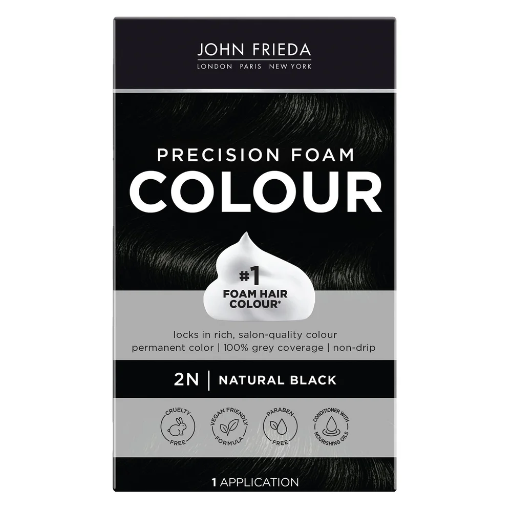 Luminous Black Precision Foam Color, Hair Color Foam