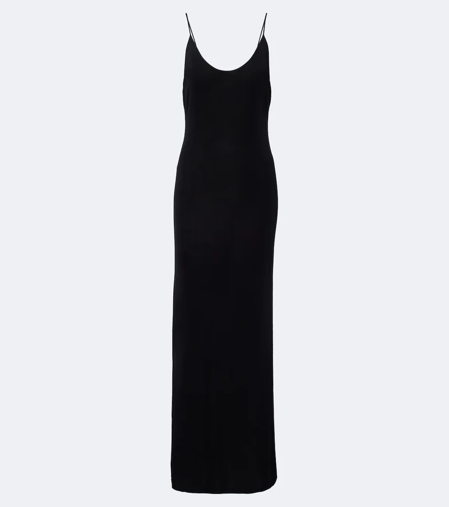 Cassandre chain-detail maxi dress
