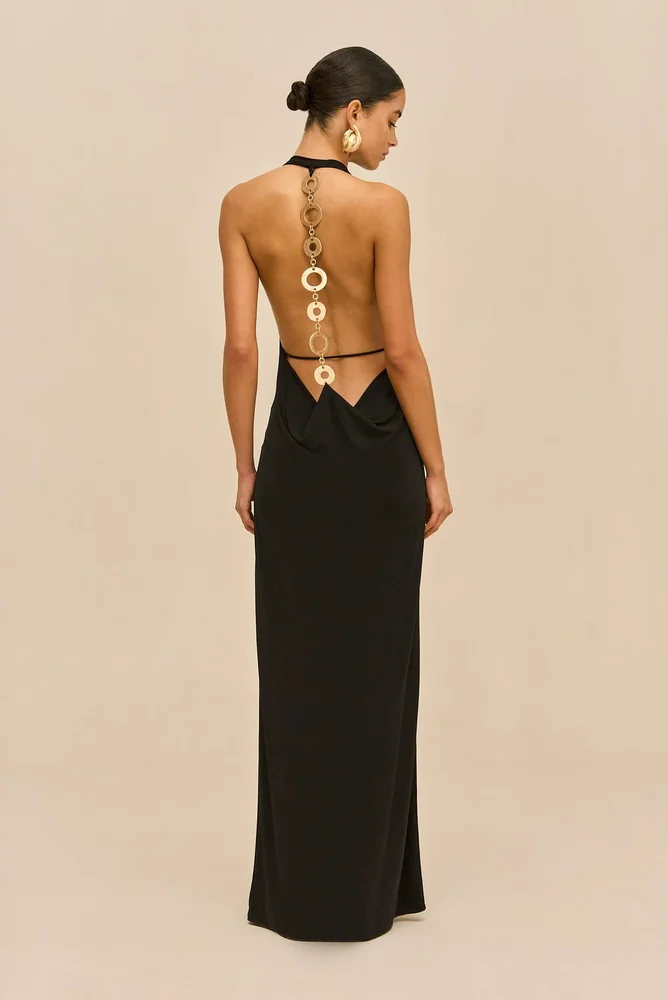 SIENA GOWN - BLACK