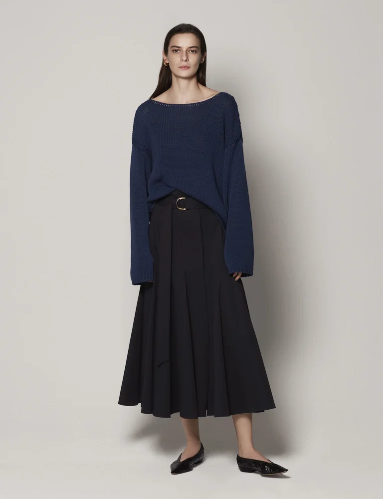 Draped Knit Sweater - Resale