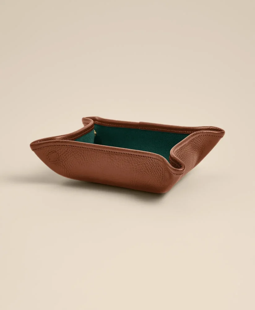 No. 58 Leather & Cotton Folding Snap Tray