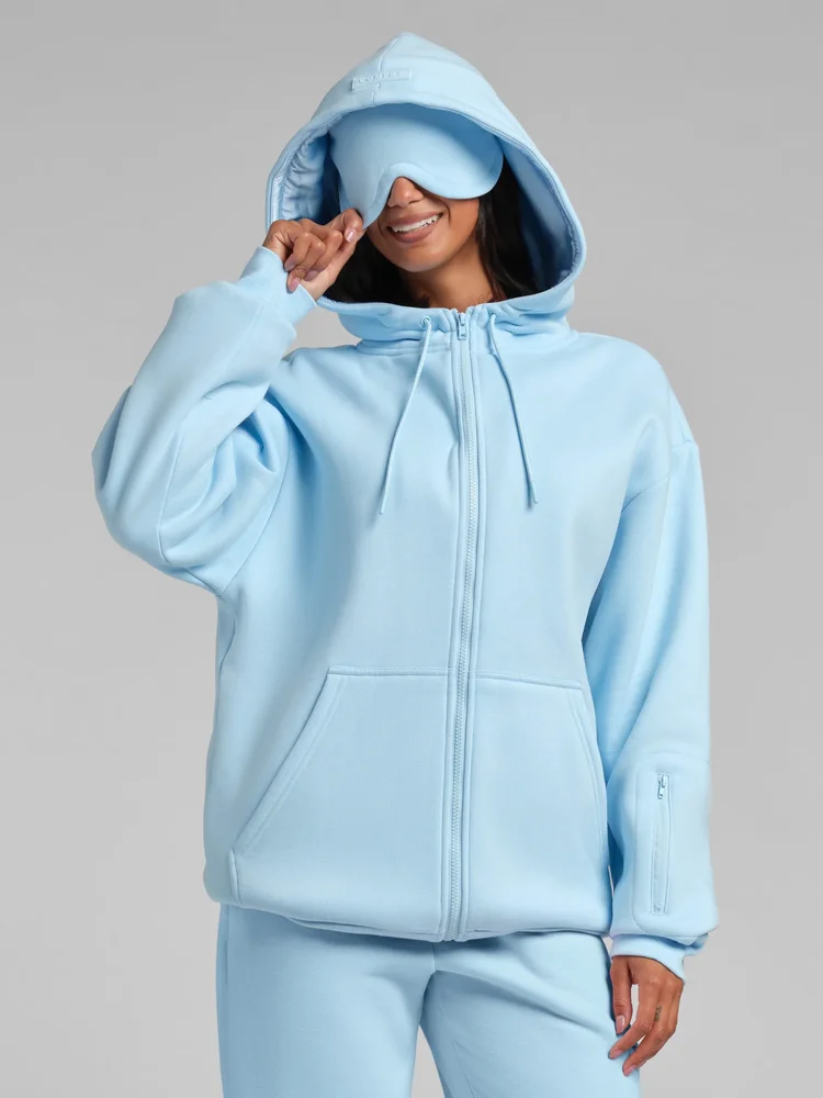 VIP Airplane Mode Travel Zip Hoodie – Mega