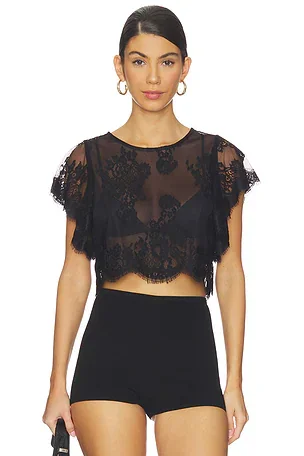 Lunar Ash Lace Top
