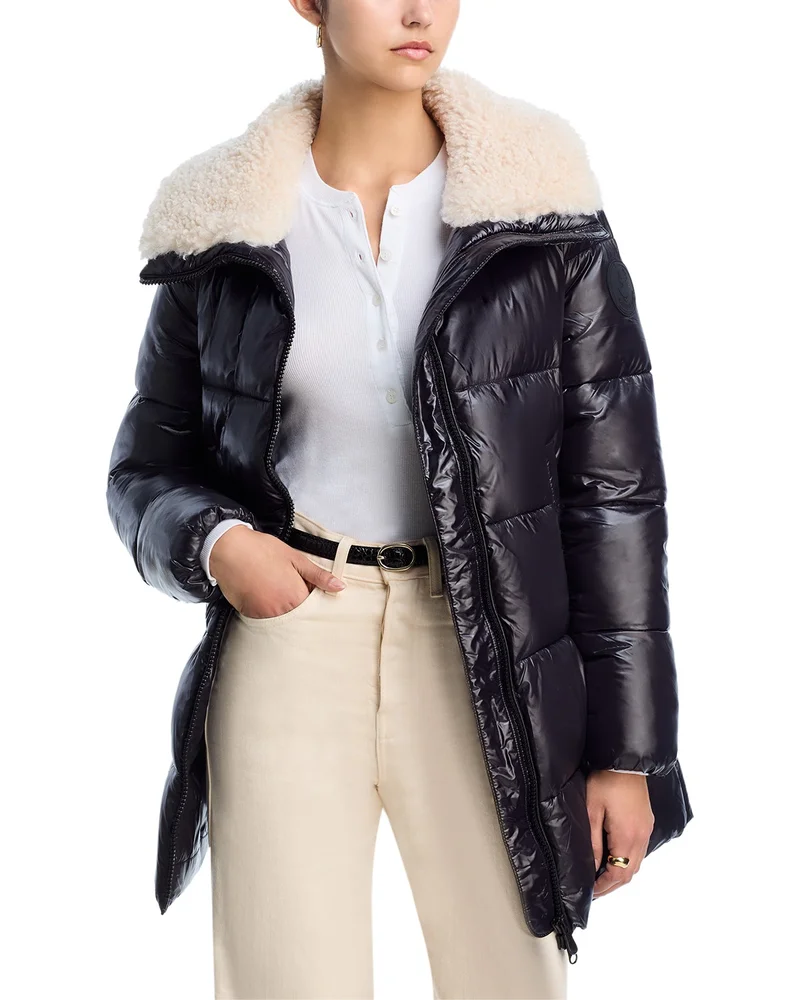 Bonita Faux Shearling Puffer Jacket